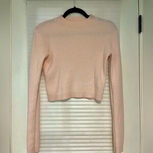 Brandy Melville Baby Pink Knit Pullover